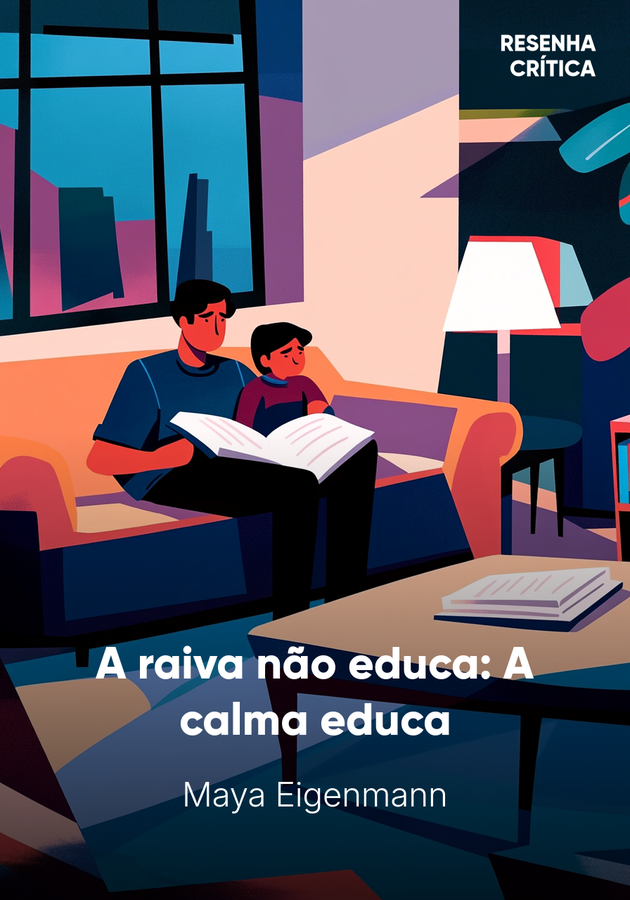 Capa do livro A raiva não educa, a calma educa, de Maya Eigenmann — resumo e resenha crítica no 12min