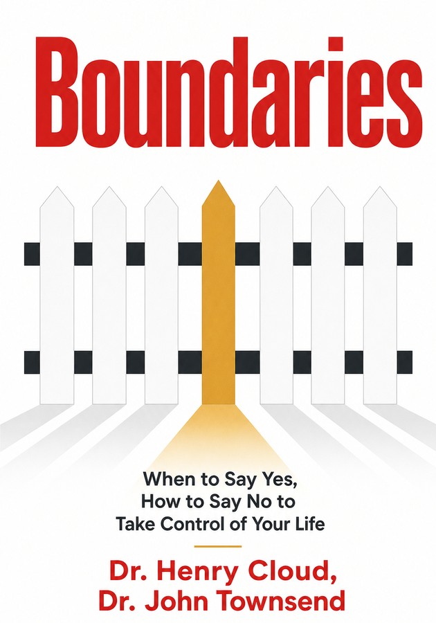 Book cover of Boundaries by John Townsend & Henry Cloud — critical summary review on 12min
