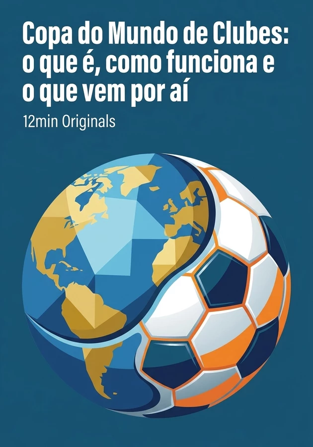 Capa do livro Copa do Mundo de Clubes: o que é, como funciona e o que vem por aí, de 12min Originals — resumo e resenha crítica no 12min