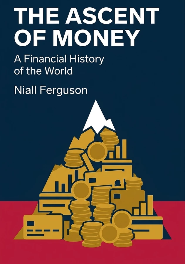 Book cover of The Ascent of Money by Niall Ferguson — critical summary review on 12min