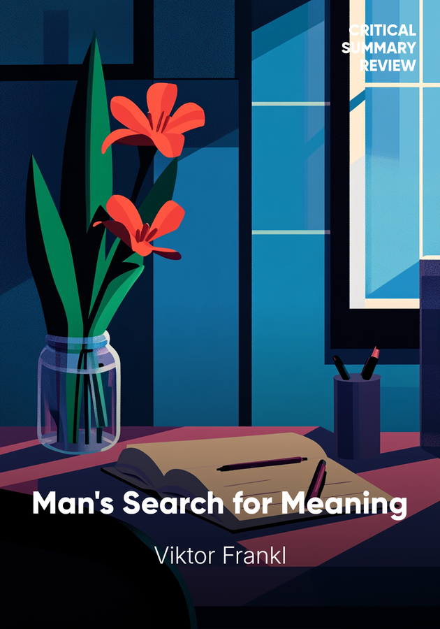 Book cover of Man's Search for Meaning by Viktor Frankl — critical summary review on 12min