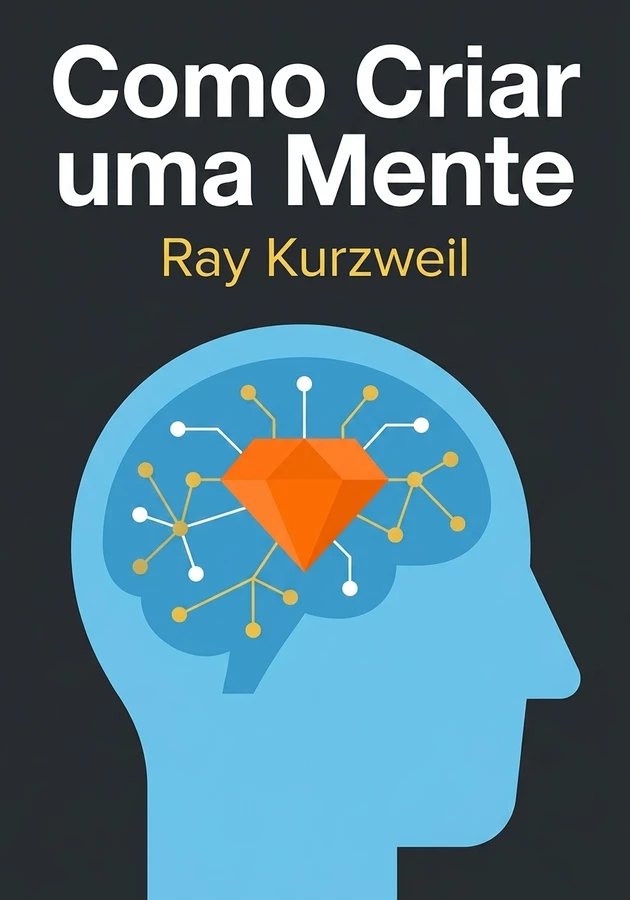 Capa do livro Como Criar uma Mente, de Ray Kurzweil — resumo e resenha crítica no 12min