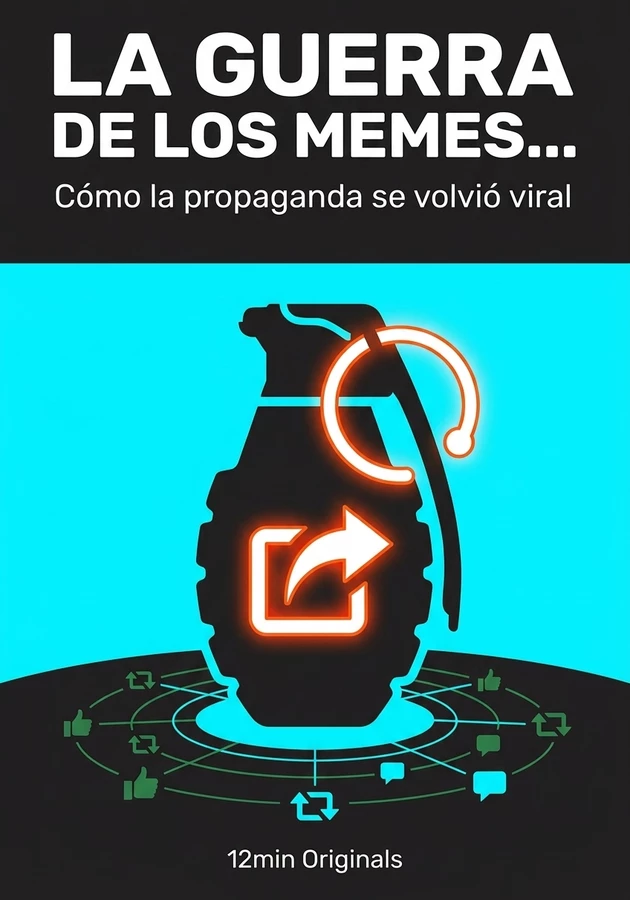Portada del libro La Guerra de los Memes... Cómo la propaganda se volvió viral, de 12min Originals — resumen crítico y reseña en 12min