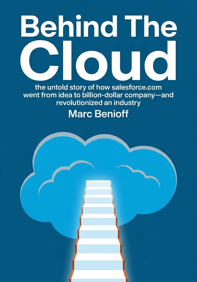Portada del libro Behind The Cloud, de Marc Benioff — resumen crítico y reseña en 12min