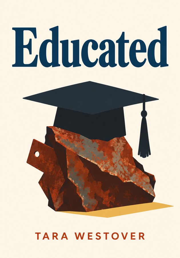 Book cover of Educated by Tara Westover — critical summary review on 12min