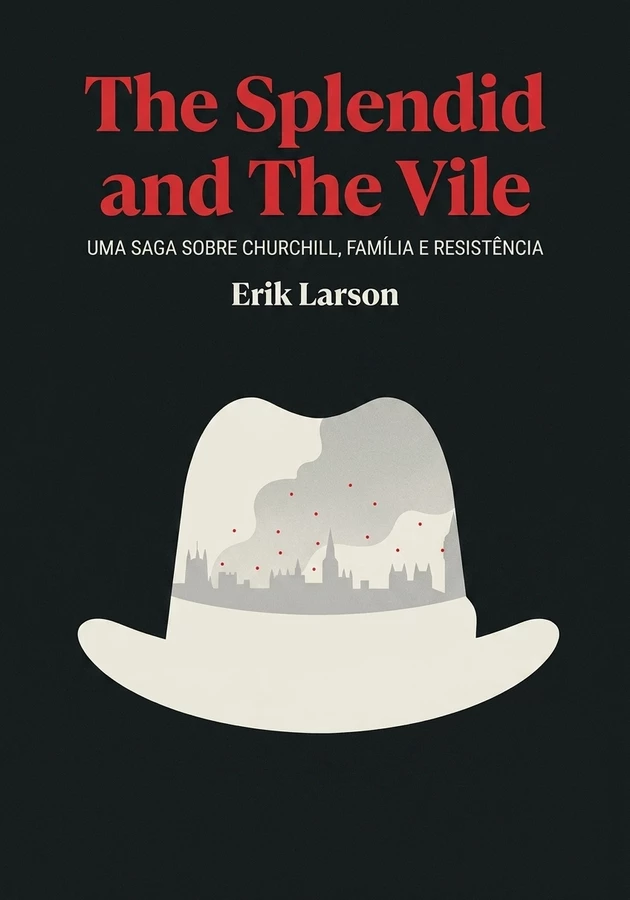Capa do livro The Splendid and The Vile, de Erik Larson — resumo e resenha crítica no 12min