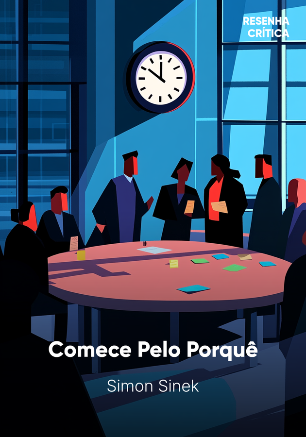 Capa do livro Comece Pelo Porquê, de Simon Sinek — resumo e resenha crítica no 12min