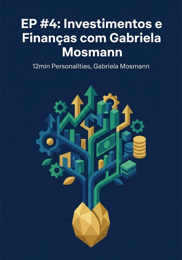 Capa do livro EP #4: Investimentos e Finanças com Gabriela Mosmann, de 12min Personalities — resumo e resenha crítica no 12min