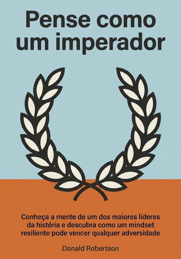 Capa do livro Pense como um imperador, de Donald Robertson — resumo e resenha crítica no 12min
