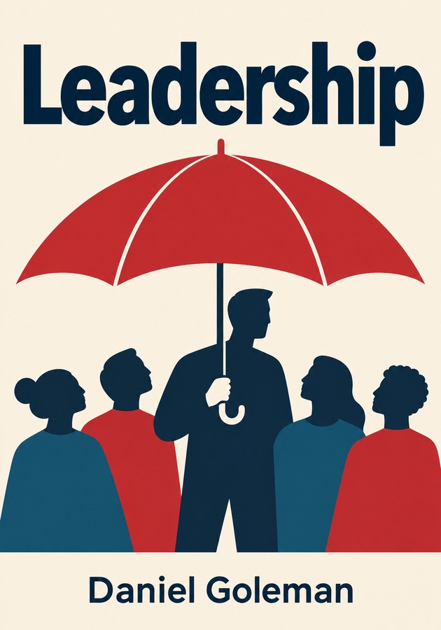 Book cover of Leadership by Daniel Goleman  — critical summary review on 12min