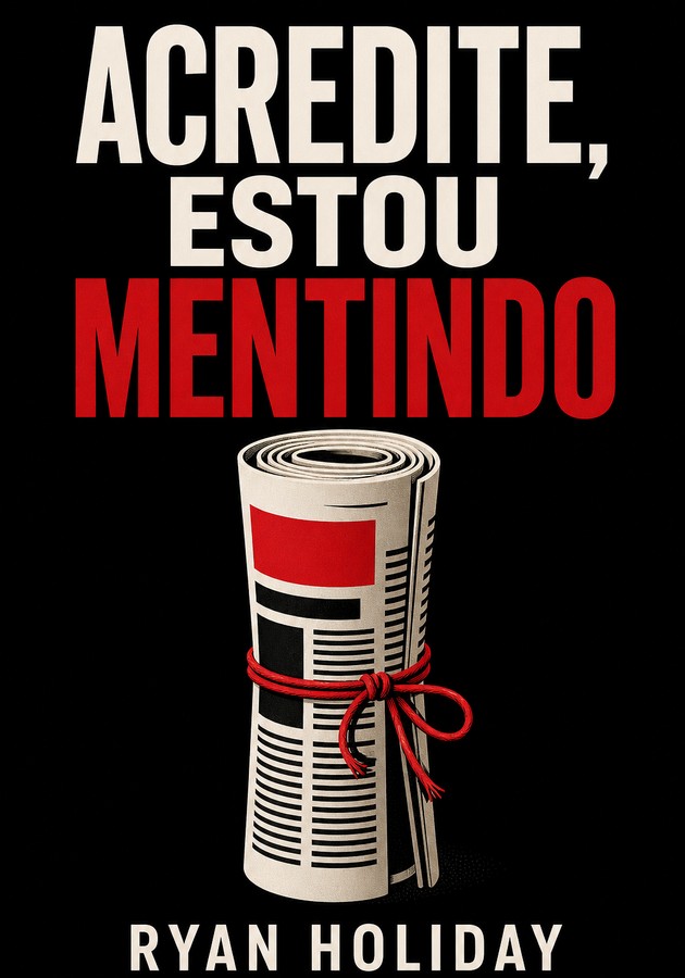 Capa do livro Acredite, Estou Mentindo, de Ryan Holiday — resumo e resenha crítica no 12min