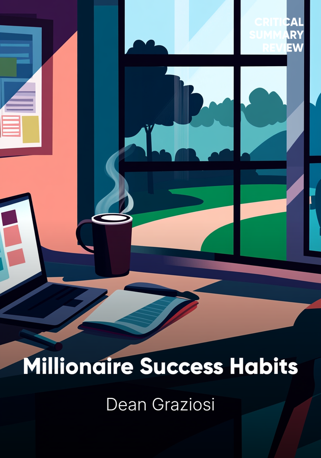 Book cover of Millionaire Success Habits by Dean Graziosi — critical summary review on 12min