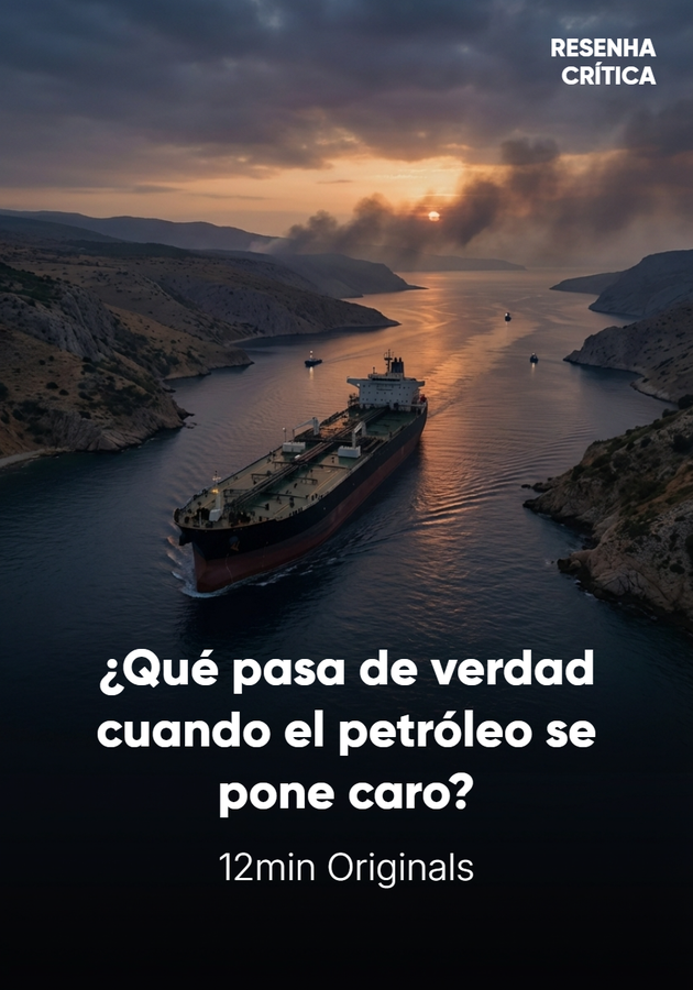 Portada del libro ¿Qué pasa de verdad cuando el petróleo se pone caro?, de 12min Originals — resumen crítico y reseña en 12min