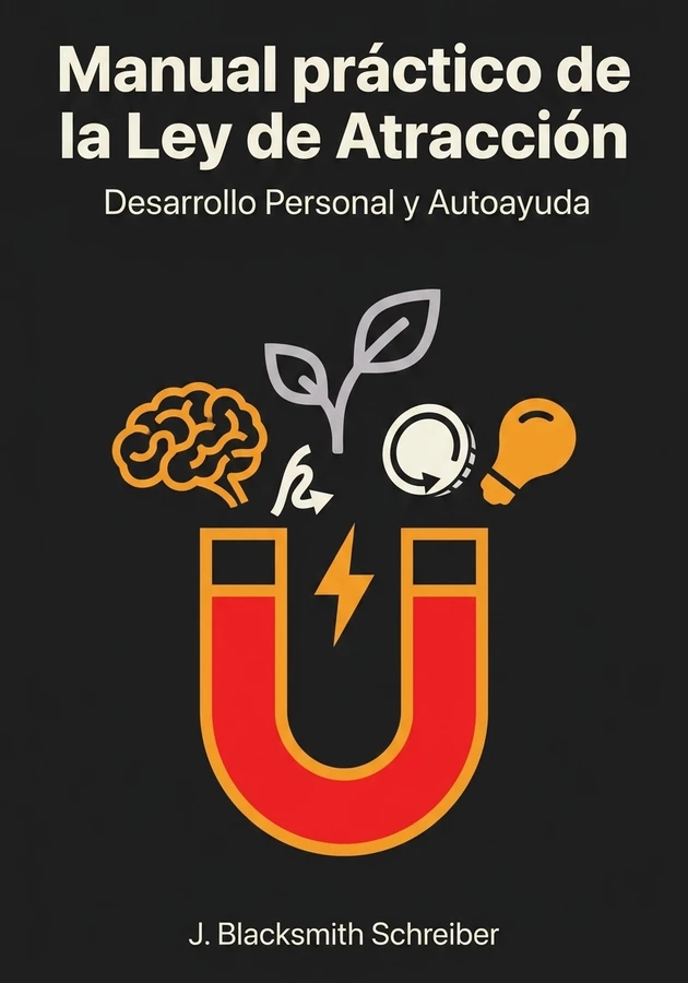 Portada del libro Manual práctico de la Ley de Atracción, de J. Blacksmith Schreiber — resumen crítico y reseña en 12min