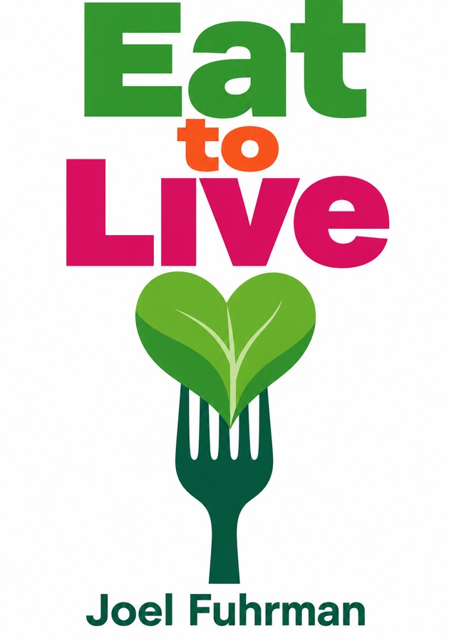 Book cover of Eat to Live by Joel Fuhrman — critical summary review on 12min