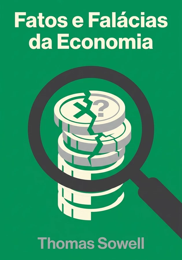 Capa do livro Fatos e Falácias da Economia, de Thomas Sowell — resumo e resenha crítica no 12min