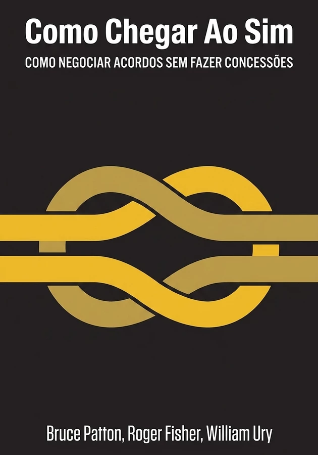 Capa do livro Como Chegar Ao Sim, de Bruce Patton & Roger Fisher & William Ury — resumo e resenha crítica no 12min