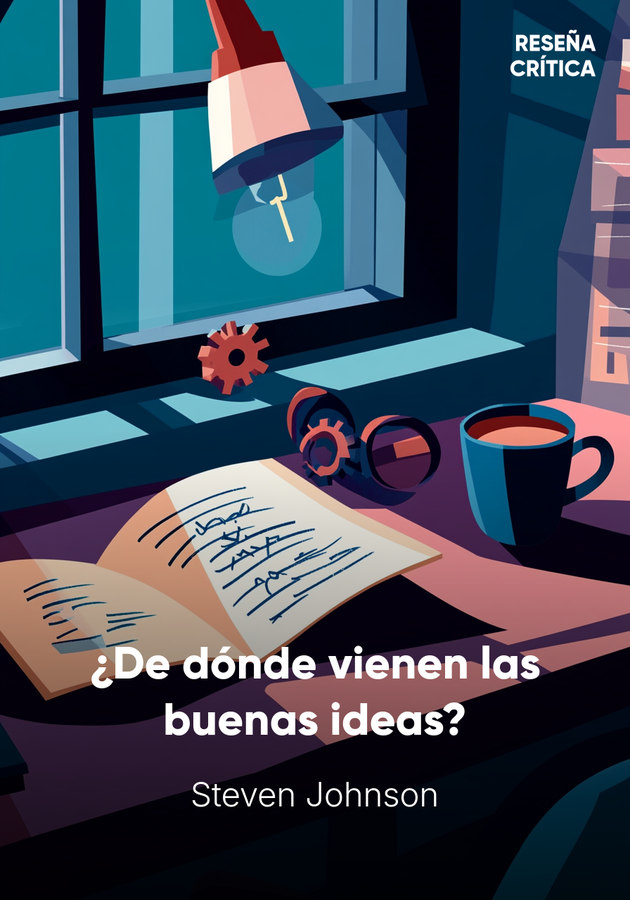 Portada del libro ¿De dónde vienen las buenas ideas?, de Steven Johnson — resumen crítico y reseña en 12min
