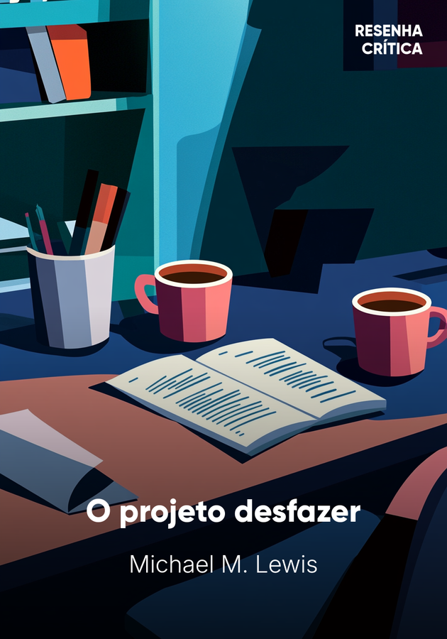 Capa do livro O projeto desfazer, de Michael M. Lewis — resumo e resenha crítica no 12min