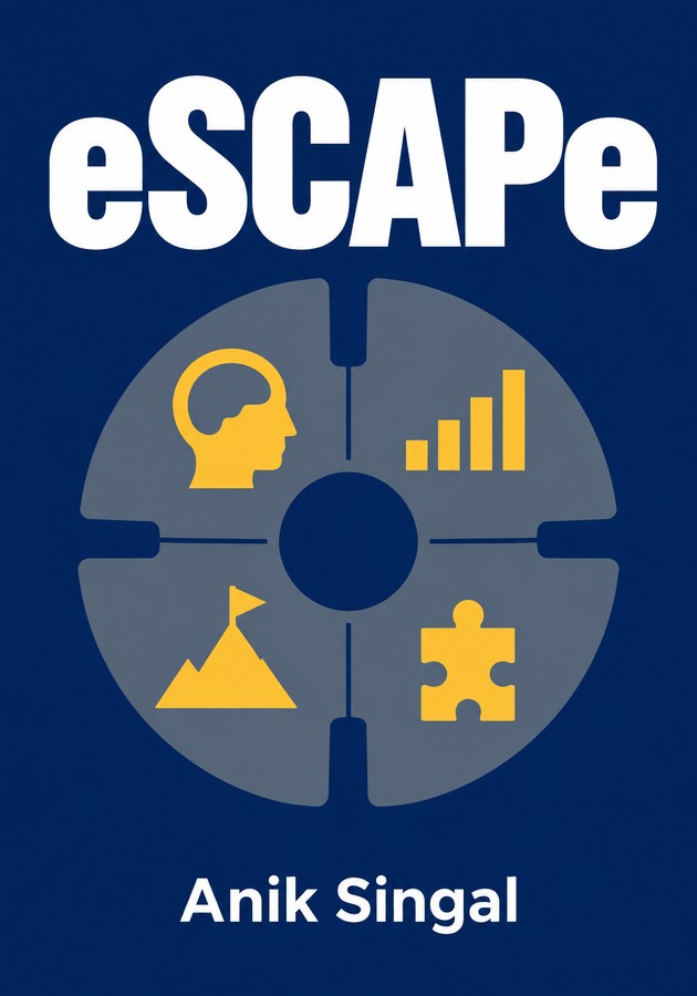 Book cover of eSCAPe by Anik Singal — critical summary review on 12min