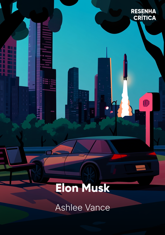Book cover of Elon Musk by Ashlee Vance — critical summary review on 12min