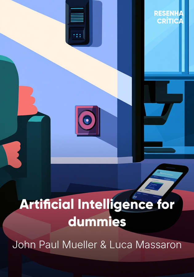 Capa do livro Artificial intelligence for dummies, de Luca Massaron & John Paul Mueller — resumo e resenha crítica no 12min