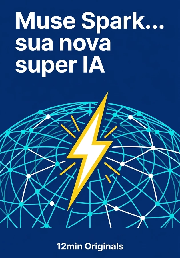 Capa do livro Muse Spark... sua nova super IA, de 12min Originals — resumo e resenha crítica no 12min