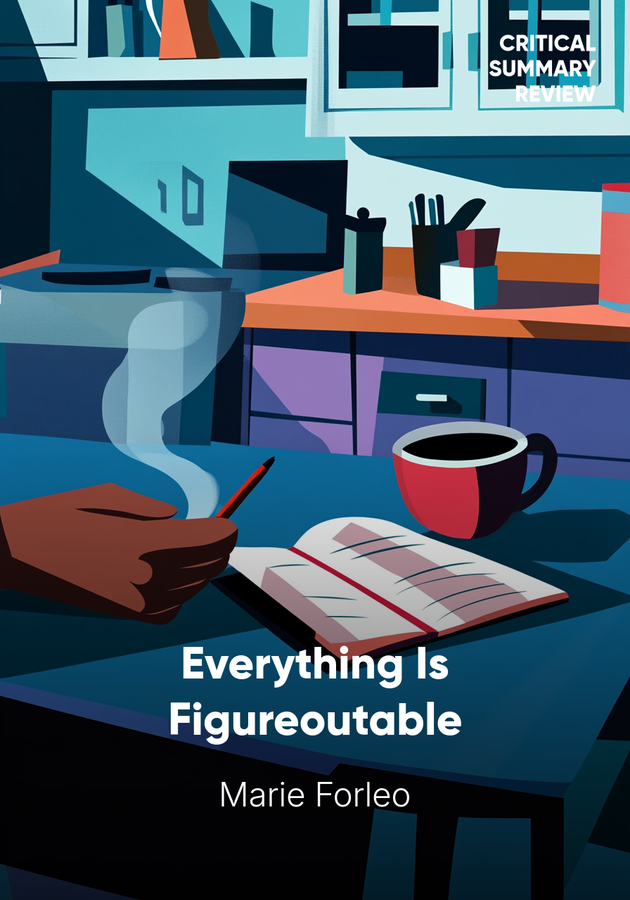 Book cover of Everything Is Figureoutable by Marie Forleo — critical summary review on 12min