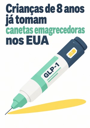 Capa do livro Crianças de 8 anos já tomam canetas emagrecedoras nos EUA, de 12min Originals — resumo e resenha crítica no 12min