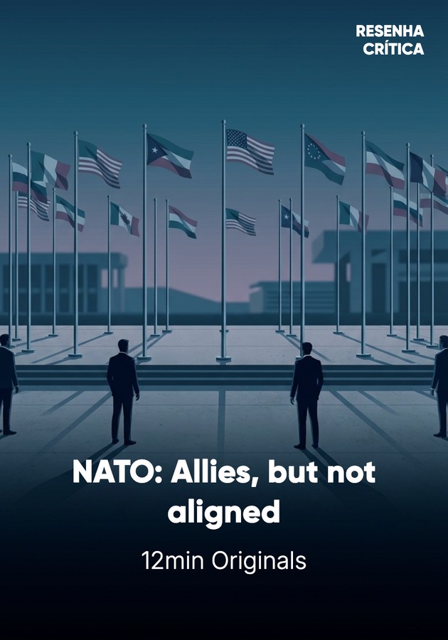 Book cover of NATO: Allies, but not aligned by 12min Originals — critical summary review on 12min