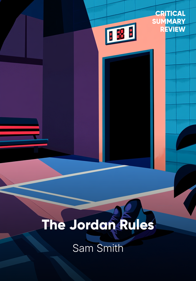 Book cover of The Jordan Rules by Sam Smith — critical summary review on 12min