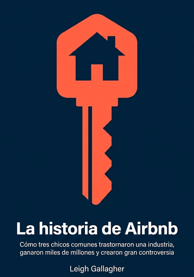 Portada del libro La historia de Airbnb, de  Leigh Gallagher — resumen crítico y reseña en 12min