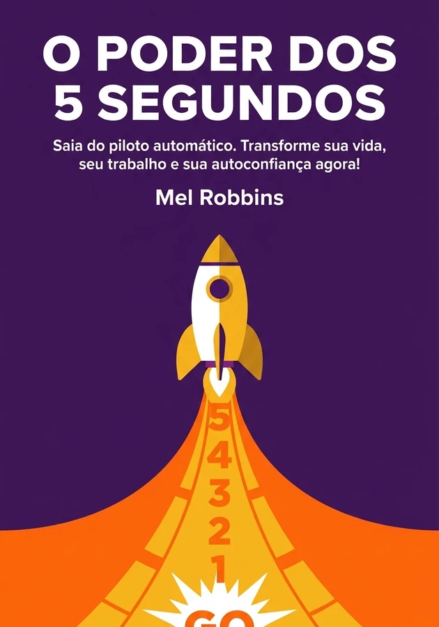 Capa do livro O poder dos 5 segundos, de Mel Robbins — resumo e resenha crítica no 12min