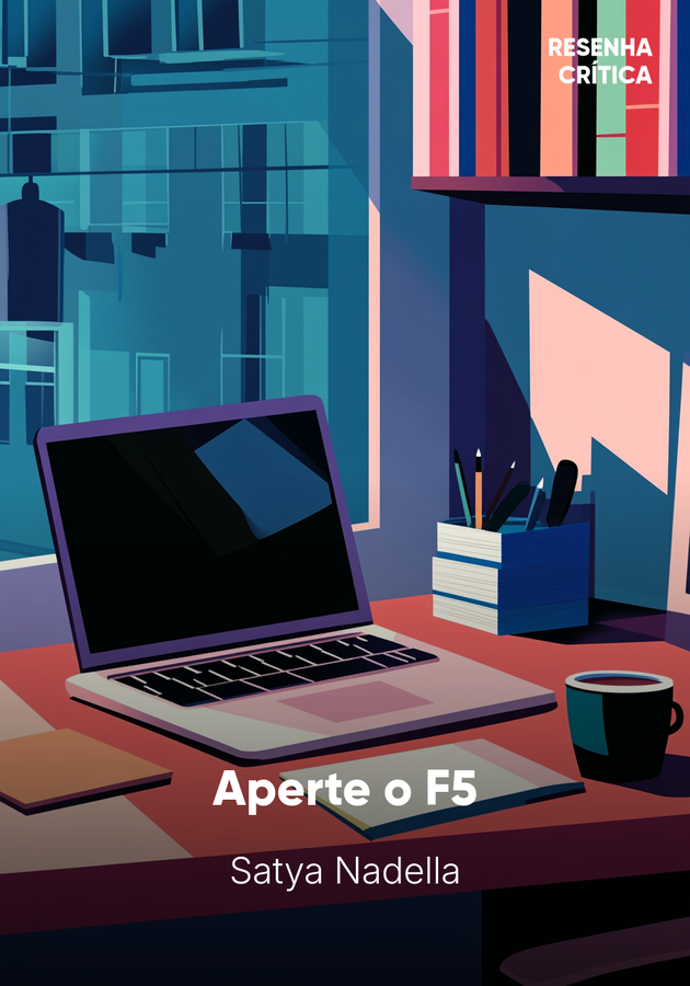 Capa do livro Aperte o F5, de Satya Nadella — resumo e resenha crítica no 12min