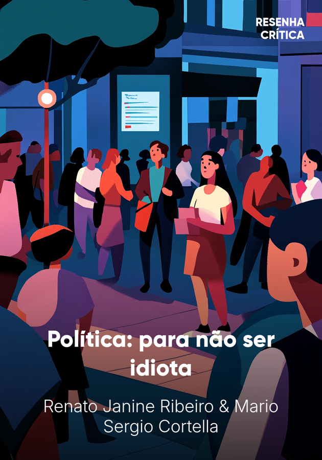 Capa do livro Política: para não ser idiota, de Mario Sergio Cortella & Renato Janine Ribeiro — resumo e resenha crítica no 12min