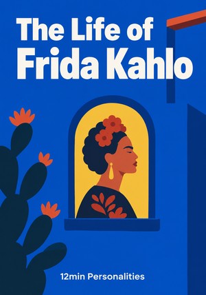 Book cover of The Life of Frida Kahlo by 12min Personalities — critical summary review on 12min