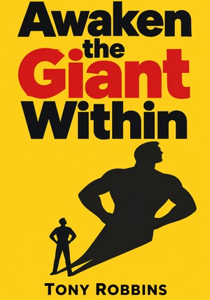 Book cover of Awaken the Giant Within by Tony Robbins — critical summary review on 12min