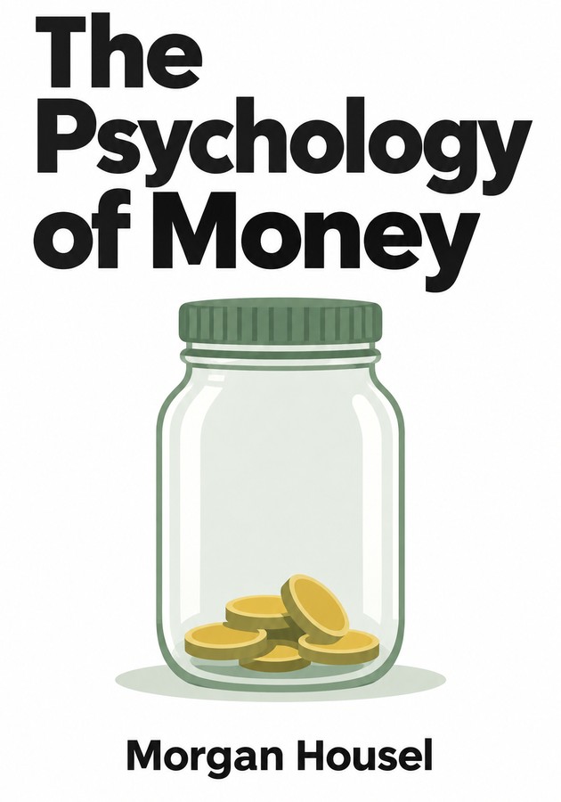 Book cover of The Psychology of Money by Morgan Housel — critical summary review on 12min