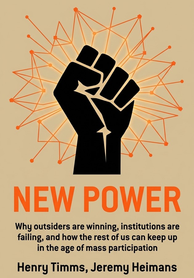 Book cover of New Power by Henry Timms — critical summary review on 12min