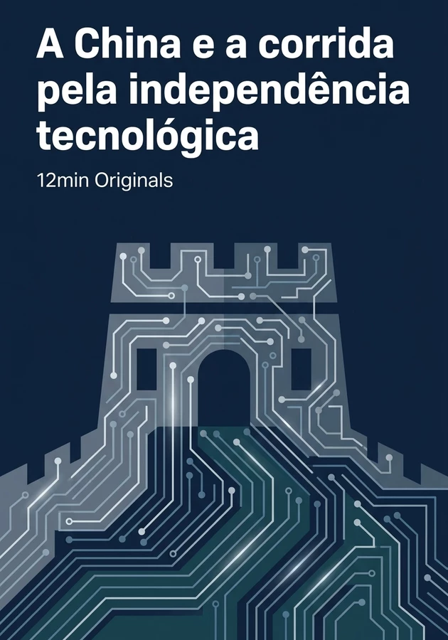 Capa do livro A China e a corrida pela independência tecnológica, de 12min Originals — resumo e resenha crítica no 12min