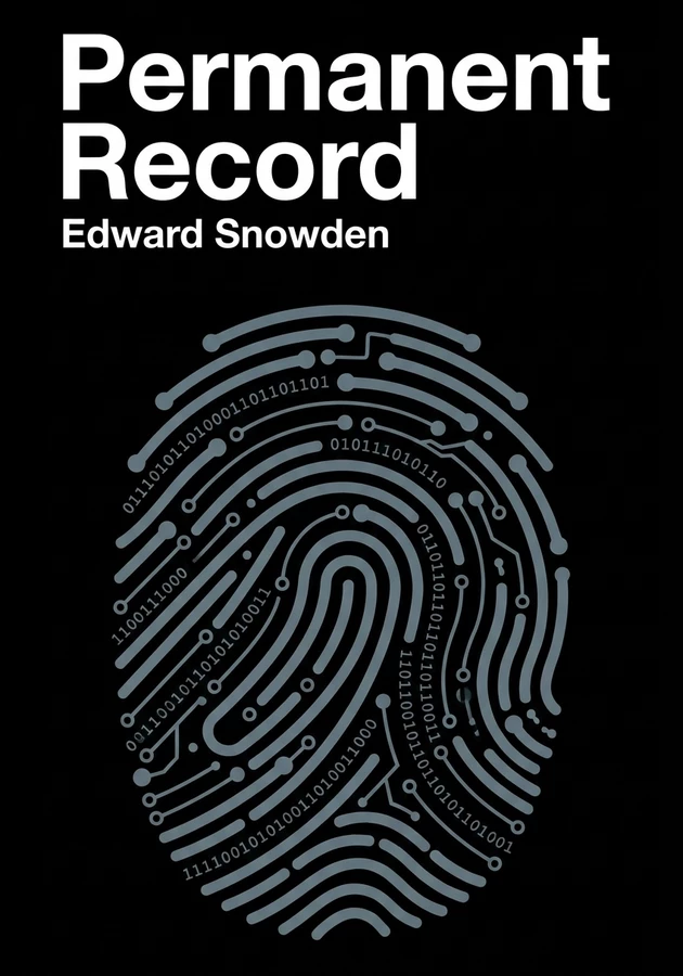 Book cover of Permanent Record by Edward Snowden — critical summary review on 12min
