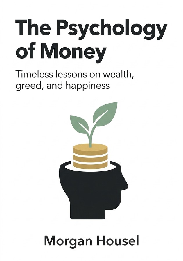 Book cover of The Psychology of Money by Morgan Housel — critical summary review on 12min