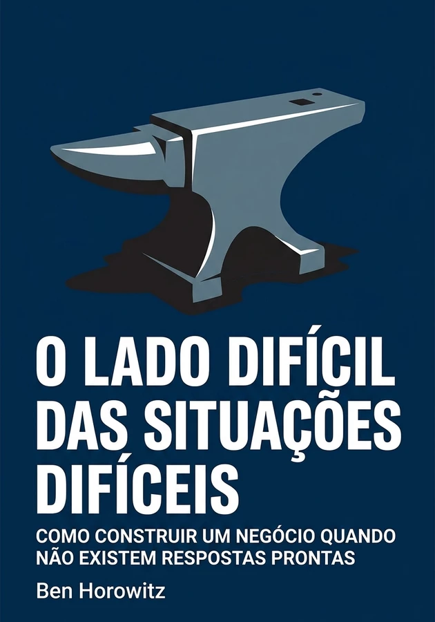 Capa do livro O Lado Difícil das Situações Difíceis, de Ben Horowitz — resumo e resenha crítica no 12min