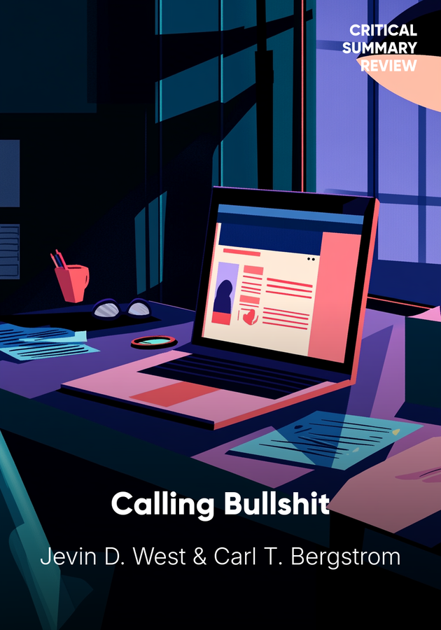 Book cover of Calling Bullshit by Carl T. Bergstrom — critical summary review on 12min