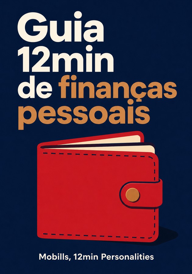 Capa do livro Guia 12min de finanças pessoais, de 12min Personalities — resumo e resenha crítica no 12min