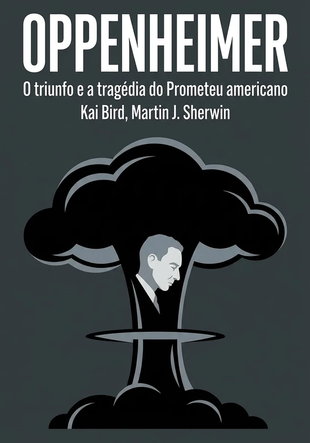 Capa do livro Oppenheimer, de Kai Bird — resumo e resenha crítica no 12min