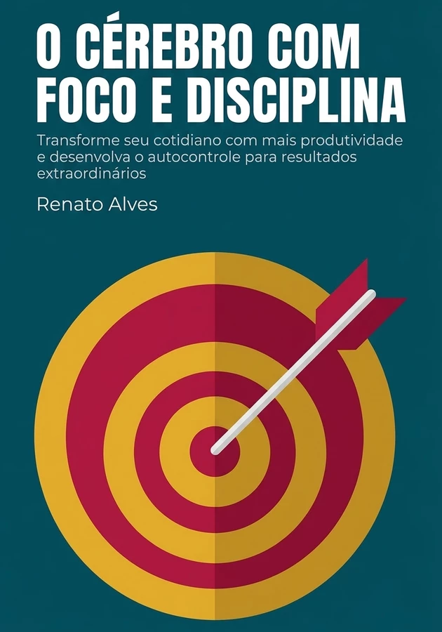 Capa do livro O Cérebro Com Foco e Disciplina, de Renato Alves  — resumo e resenha crítica no 12min