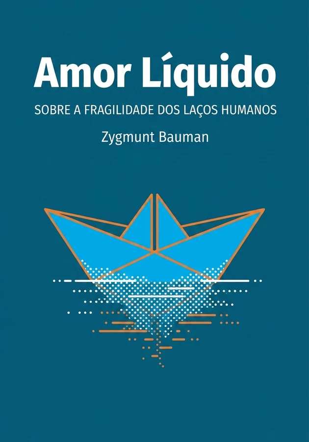 Capa do livro Amor Líquido, de Zygmunt Bauman — resumo e resenha crítica no 12min