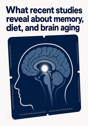 Book cover of What recent studies reveal about memory, diet, and brain aging by 12min Originals — critical summary review on 12min