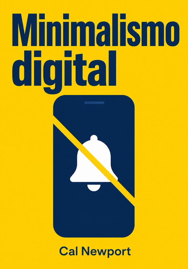 Capa do livro Minimalismo digital, de Cal Newport — resumo e resenha crítica no 12min